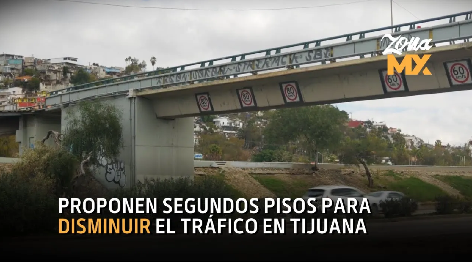 Proponen segundos pisos para disminuir el tráfico en Tijuana