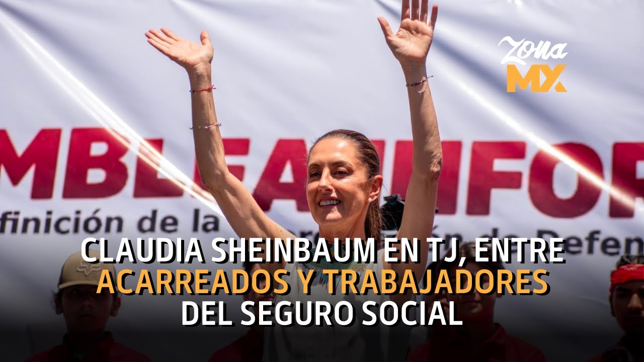 Claudia Sheinbaum llegó a Tijuana la mañana de este jueves 22 de enero