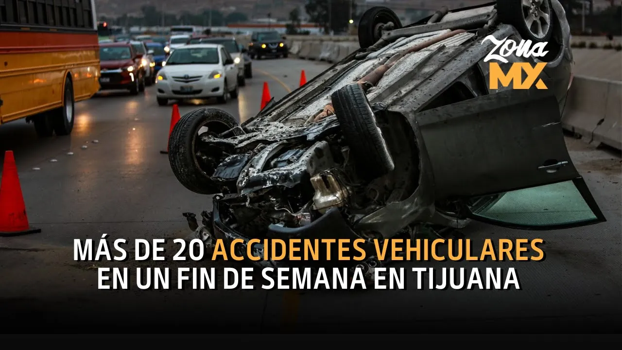 Hasta 20 accidentes vehiculares en un solo fin de semana se registraron