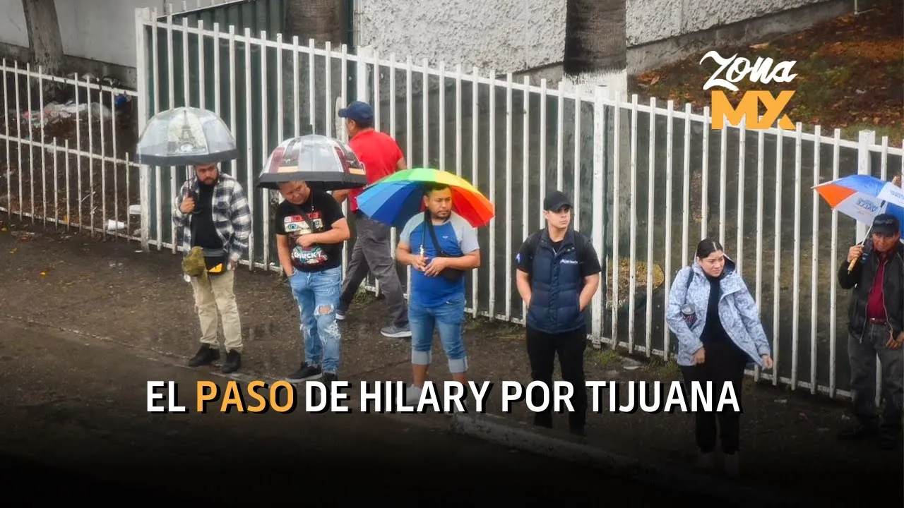 El paso del Huracán Hilary por Tijuana dejó instalaciones eléctricas caídas