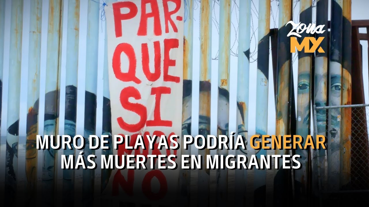 La ampliación del muro fronterizo en Playas de Tijuana busca evitar que personas