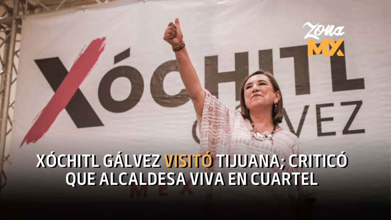 Xóchitl Gálvez estuvo en Tijuana para reunirse con simpatizantes que integran