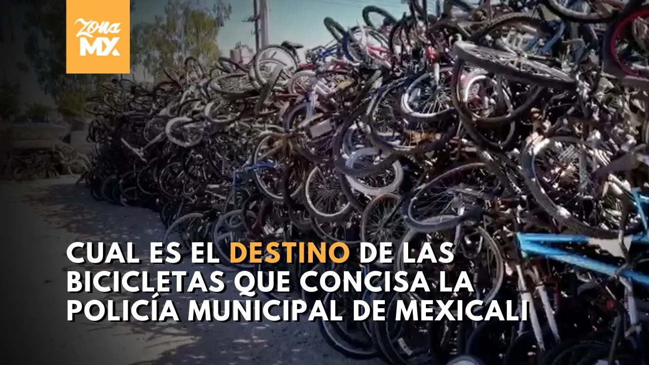 Más de mil 700 bicicletas almacenadas en un corralón desde hace 10 años