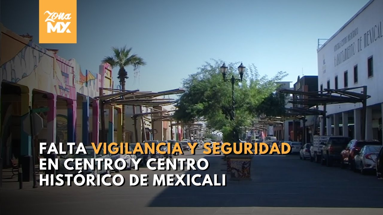 La seguridad en Zona Centro y en el denominado Centro Histórico de Mexicali