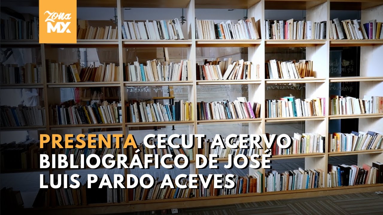 El acervo personal bibliográfico de José Luis Pardo Aceves fue presentando