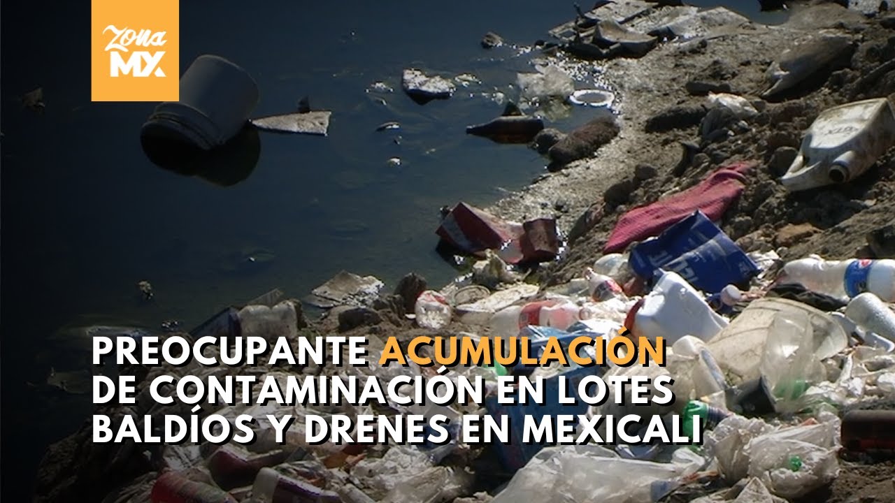 La problemática de contaminación en lotes baldíos y drenes en Mexicali es grave