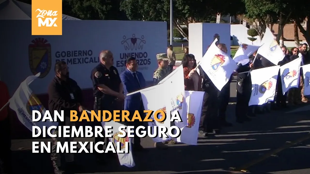 El día de hoy dio inicio en Mexicali, el operativo diciembre seguro