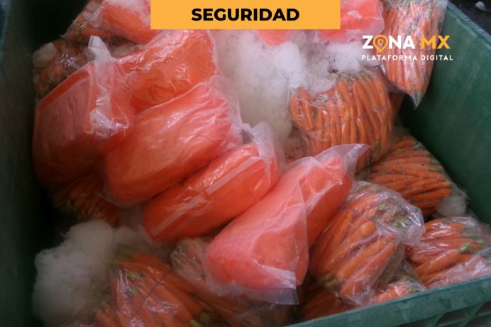 Decomiso masivo de metanfetamina en carga de zanahorias por agentes de CBP