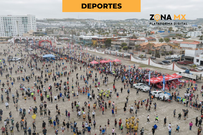 Corren por la playa miles de tijuanenses en la tercera etapa del Atlético Delegacional