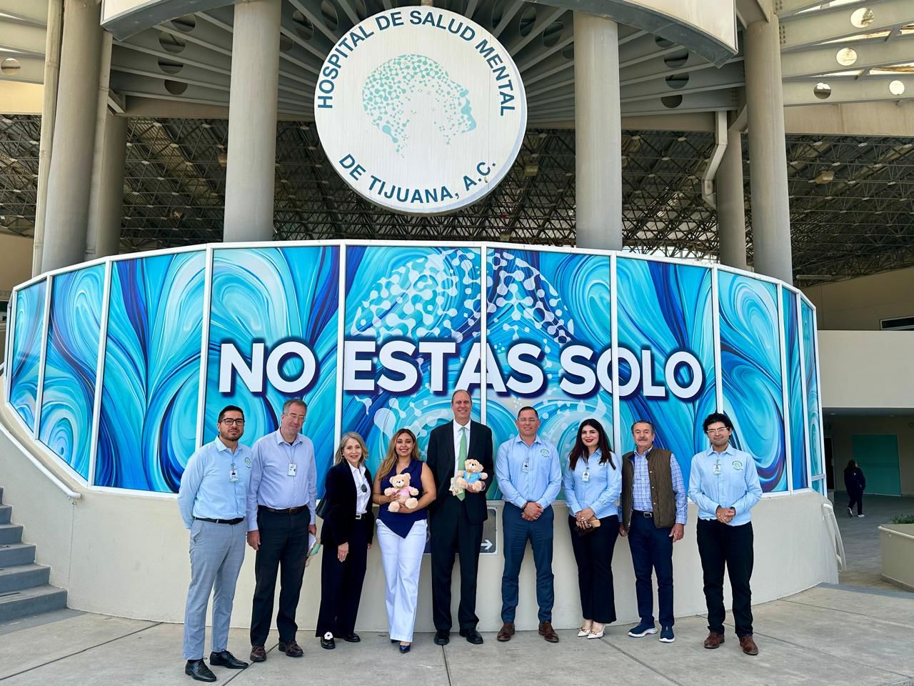  REALIZA RECORRIDO EL CONSUL GENERAL DE ESTADOS UNIDOS EN TIJUANA, CHRISTOPHER TEAL EN EL HOSPITAL DE SALUD MENTAL