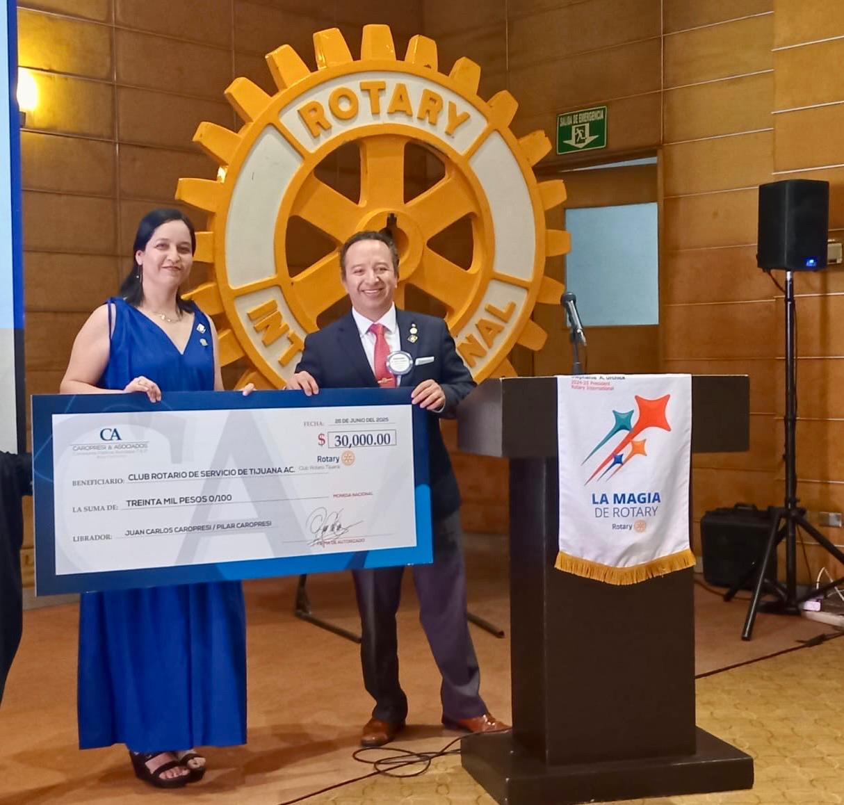 CONCLUYE JUAN CARLOS CAROPRESI PERIODO COMO PRESIDENTE DEL CLUB ROTARIO DE TIJUANA